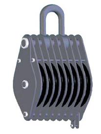 五輪吊鉤吊環(huán)滑車